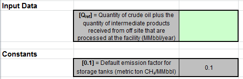 Y-22 Input Spreadsheet Data Entry into the Green Cells
